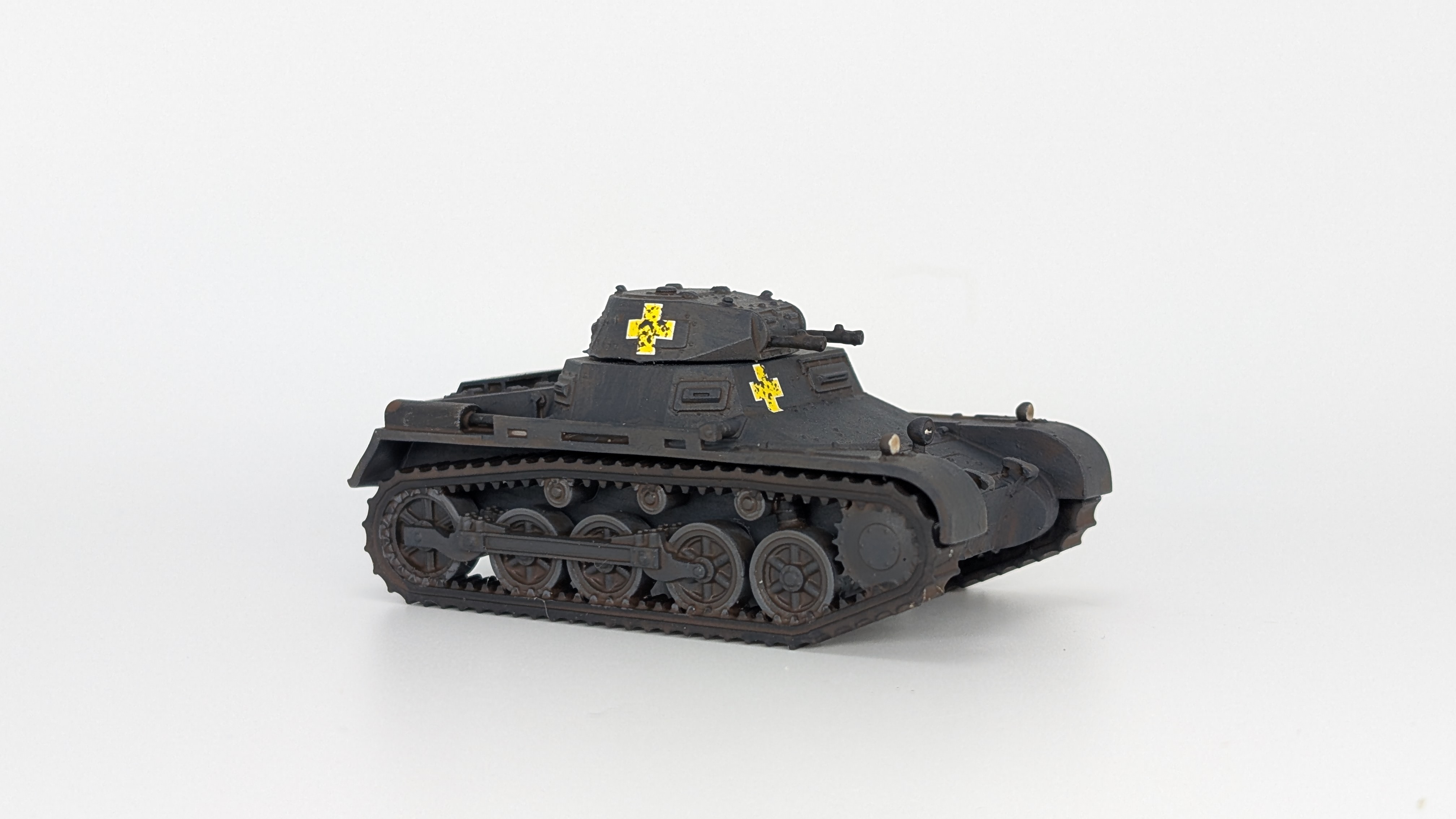Panzer I Ausf.A (Sd.Kfz.101) + 3 Tankmen + Breda turret (Germany, 1934, Interwar + Spanish Civil War)